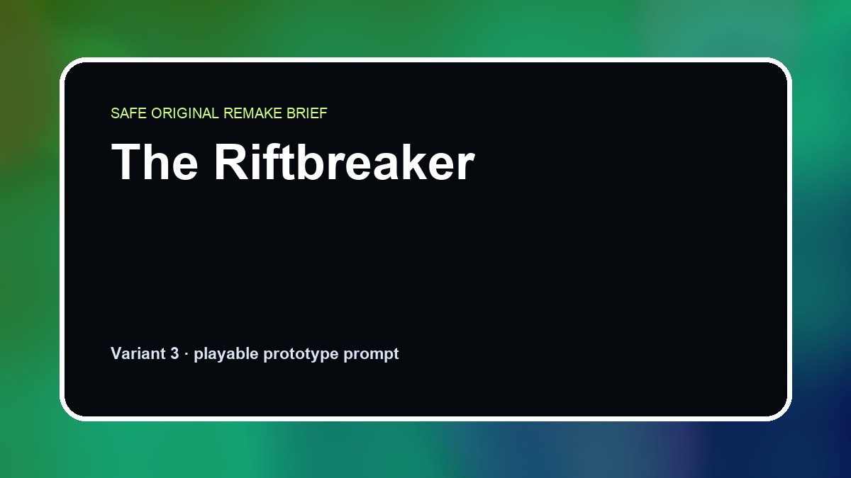 The Riftbreaker original the riftbreaker custom game reference artwork 3
