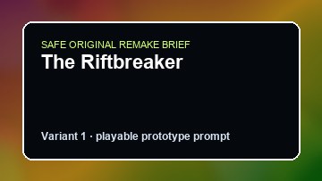 The Riftbreaker Grounded Custom Game Builder preview