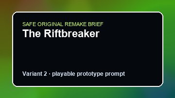 The Riftbreaker original the riftbreaker custom game reference artwork 2