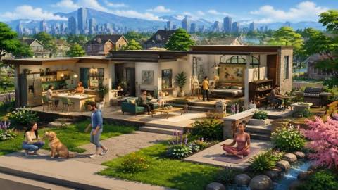 The Sims 4 original the sims 4 custom game reference artwork 3