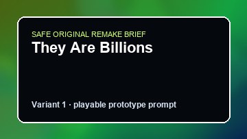 They Are Billions Humankind DIY Game Maker preview