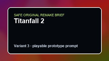 Titanfall 2 original titanfall 2 custom game reference artwork 3