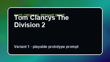 Tom Clancys The Division 2 Train Sim World 4 Custom Game Builder preview