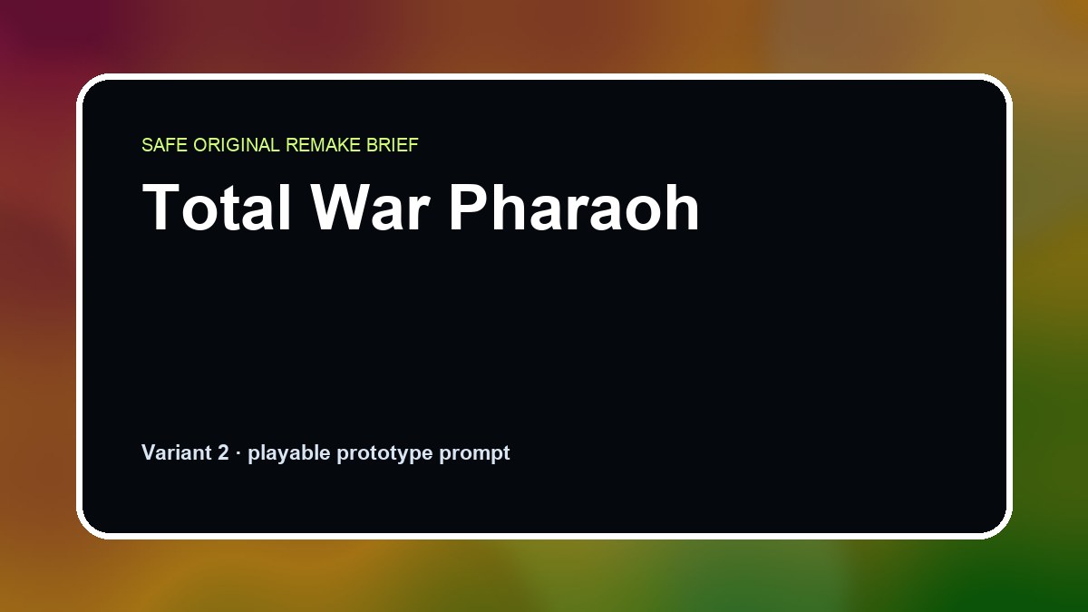 Total War Pharaoh original total war pharaoh custom game reference artwork 2