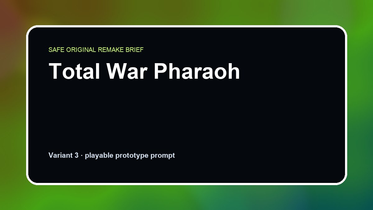 Total War Pharaoh original total war pharaoh custom game reference artwork 3
