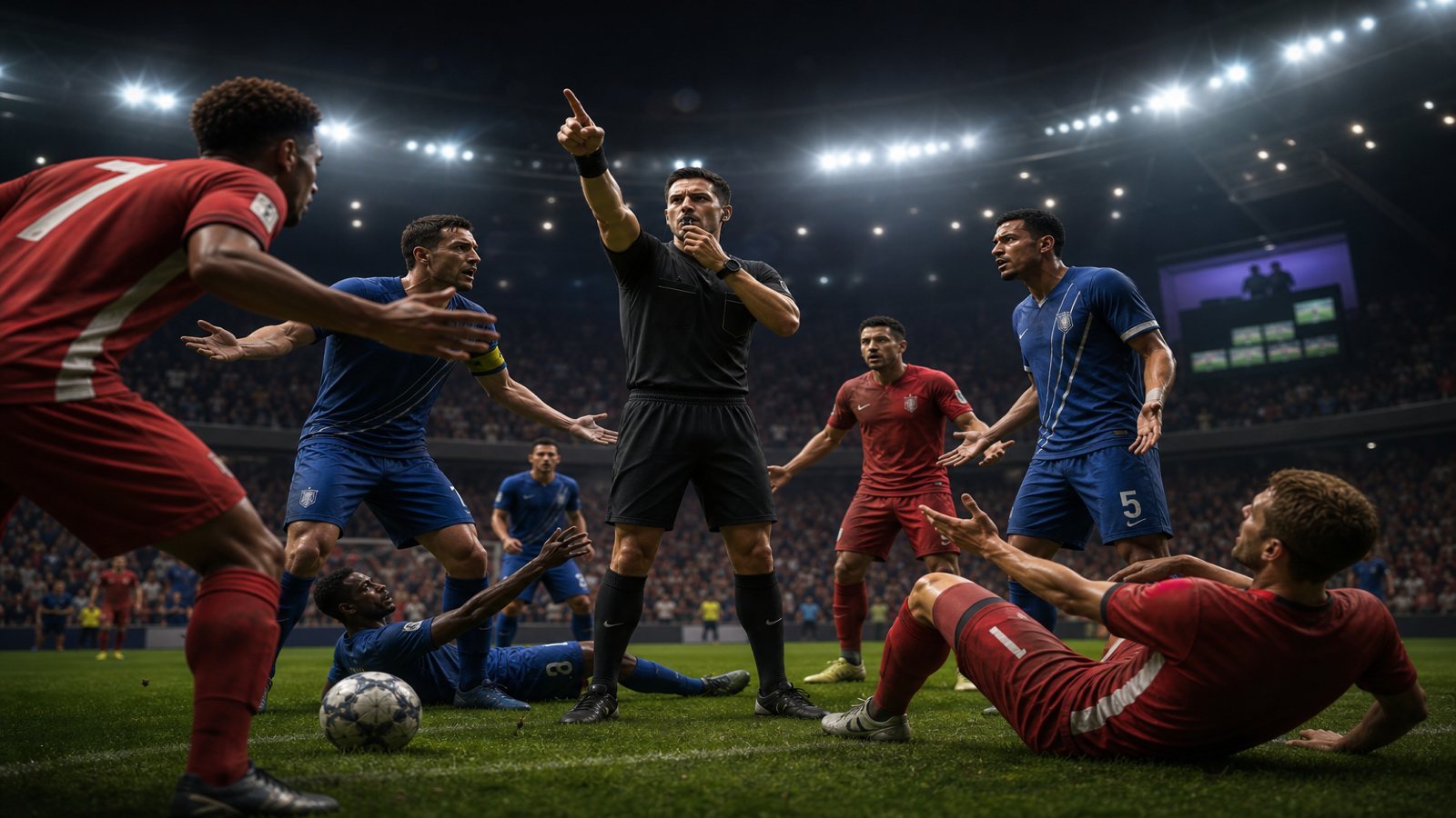 Tournament Final Referee original game remake reference artwork 1