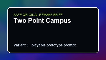 Two Point Campus original two point campus custom game reference artwork 3