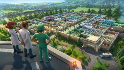 Two Point Hospital Alan Wake 2 Custom Game Builder preview