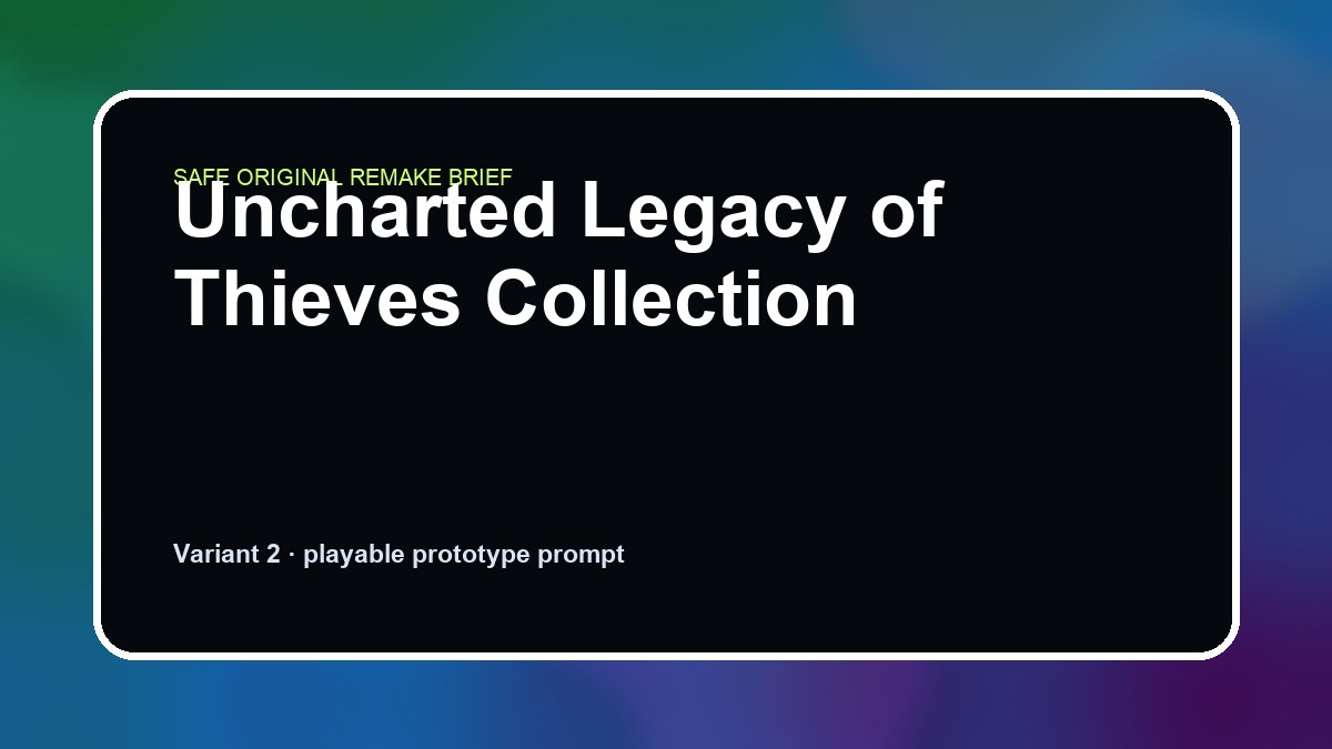 Uncharted Legacy of Thieves Collection original uncharted legacy of thieves collection custom game reference artwork 2