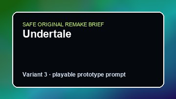 Undertale original undertale custom game reference artwork 3