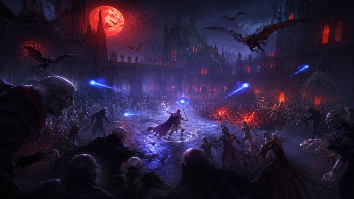 Vampire Survivors original game remake reference artwork 1