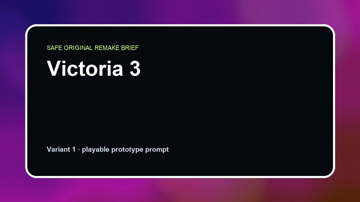 Victoria 3 original victoria 3 diy game reference artwork 1