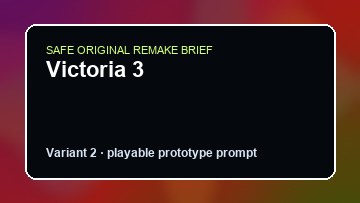 Victoria 3 original victoria 3 diy game reference artwork 2