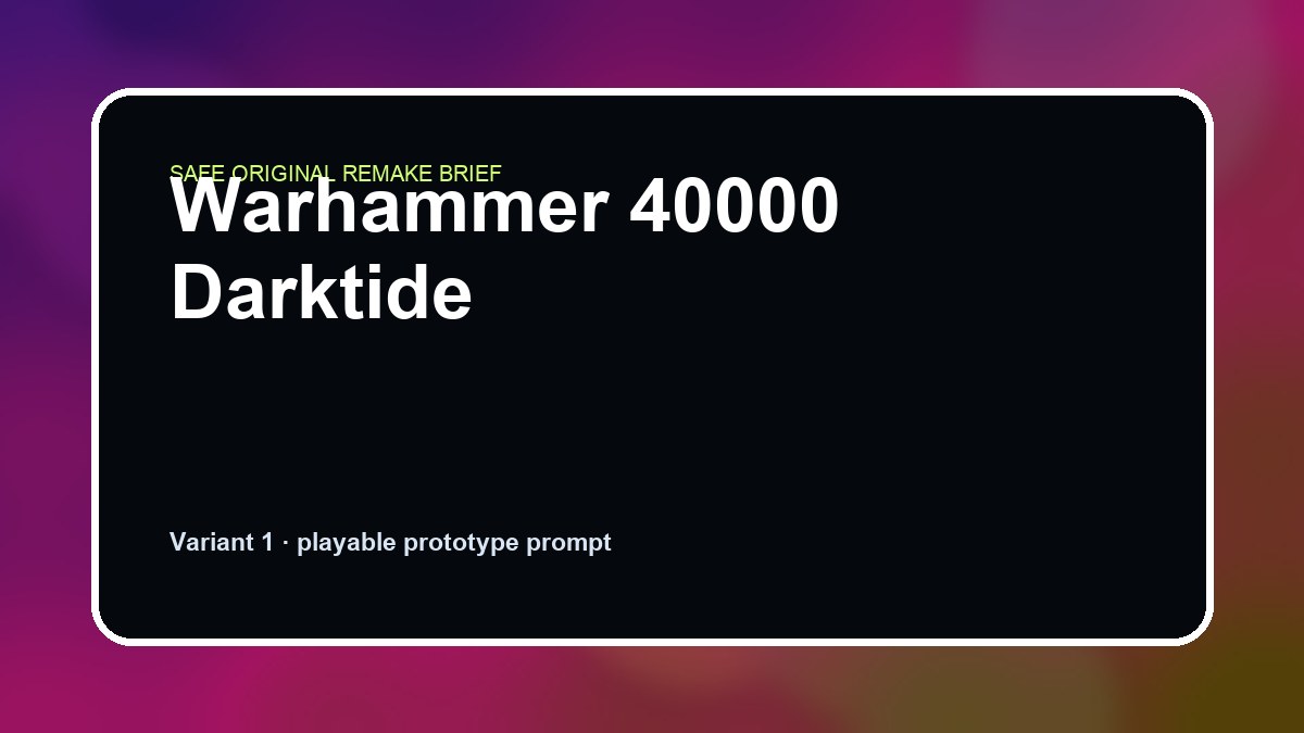 Warhammer 40000 Darktide original warhammer 40000 darktide custom game reference artwork 1