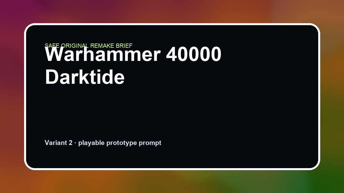 Warhammer 40000 Darktide original warhammer 40000 darktide custom game reference artwork 2