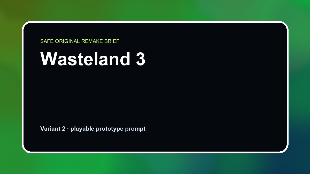 Wasteland 3 original wasteland 3 diy game reference artwork 2