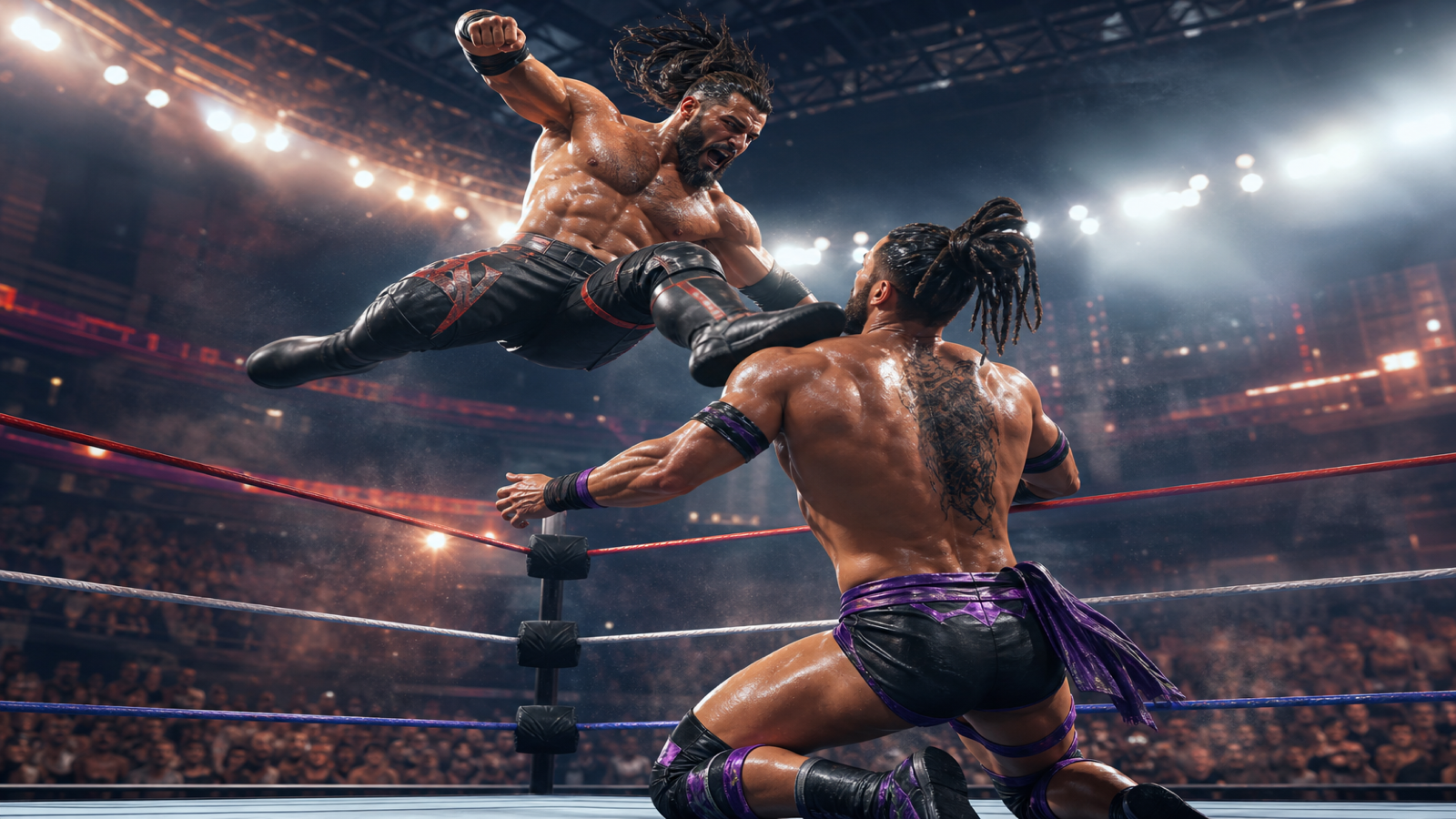 WWE 2K24 original wwe 2k24 custom game reference artwork 3