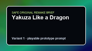 Yakuza Like a Dragon Judgment Custom Game Builder preview