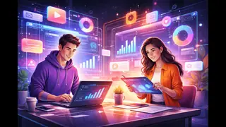 Best AI Abstract AI Future Tech Visuals Generator: Create Stunning Abstract AI Future Tech Visuals in Seconds example 1