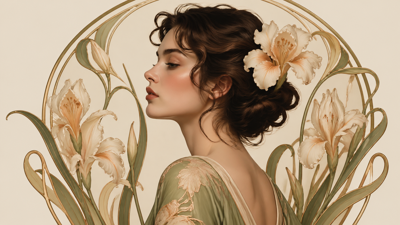 Best AI Art Nouveau Floral Portraits Generator: Create Stunning Art Nouveau Floral Portraits in Seconds example 2