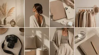 Best AI Beige Minimalist Fashion Grids Generator: Create Stunning Beige Minimalist Fashion Grids in Seconds example 3