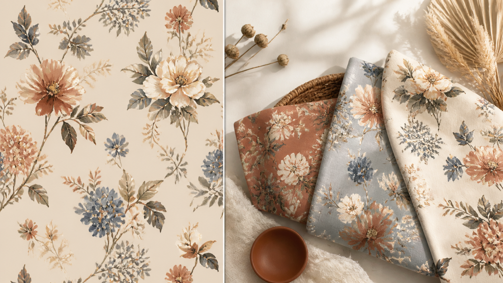 Best AI Boho Floral Fabric Patterns Generator: Create Stunning Boho Floral Fabric Patterns in Seconds visual example 3