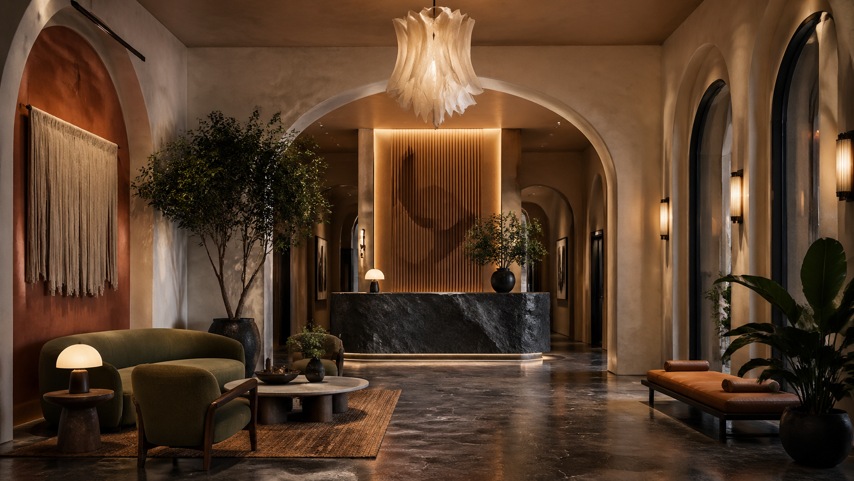 Best AI Boutique Hotel Lobby Concepts Generator: Create Stunning Boutique Hotel Lobby Concepts in Seconds example 2