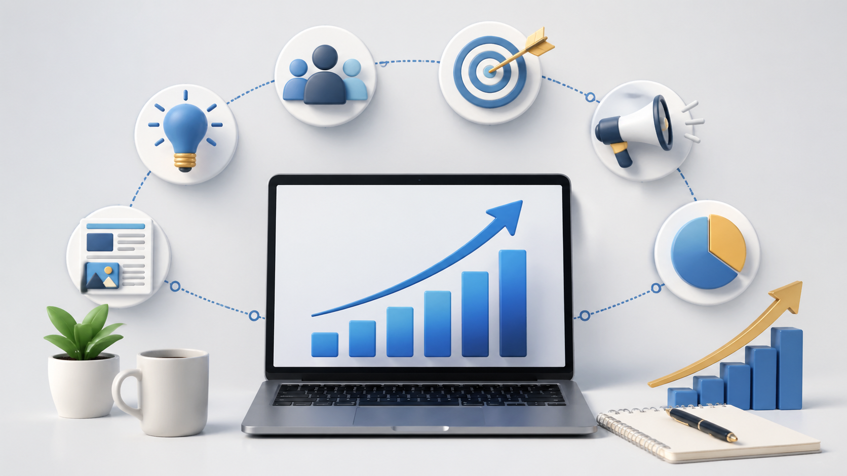 Best AI Business Growth Strategy Icons Generator: Create Stunning Business Growth Strategy Icons in Seconds example 1