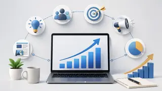 Best AI Business Growth Strategy Icons Generator: Create Stunning Business Growth Strategy Icons in Seconds example 1