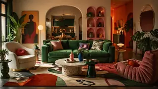 Best AI Colorful Maximalist Apartment Decor Generator: Create Stunning Colorful Maximalist Apartment Decor in Seconds example 3