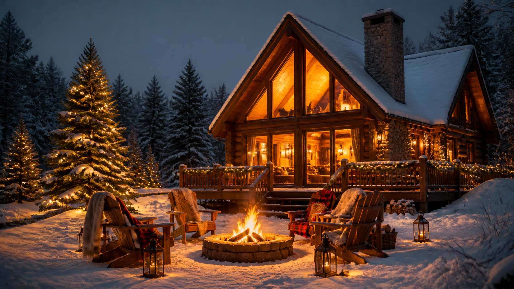 Best AI Cozy Christmas Cabin Scenes Generator: Create Stunning Cozy Christmas Cabin Scenes in Seconds example 2