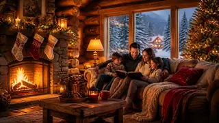 Best AI Cozy Christmas Cabin Scenes Generator: Create Stunning Cozy Christmas Cabin Scenes in Seconds example 1