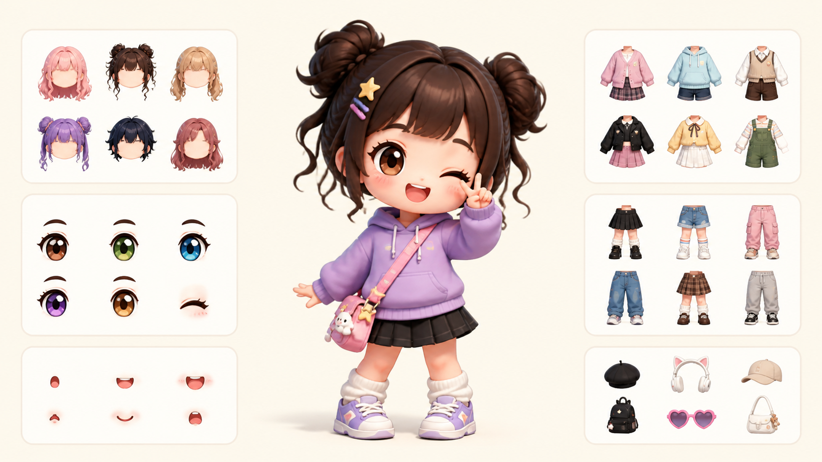 Best AI Cute Chibi Avatar Creator Generator: Create Stunning Cute Chibi Avatar Creator in Seconds example 2