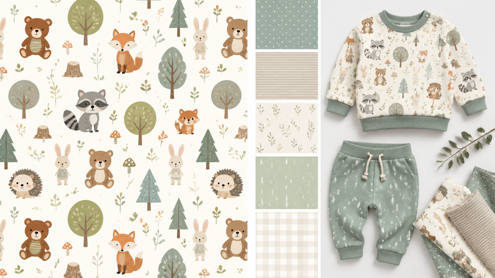 Best AI Cute Childrens Textile Patterns Generator: Create Stunning Cute Childrens Textile Patterns in Seconds visual example 1