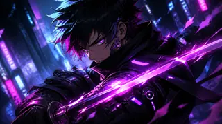 Best AI Cyberpunk Shonen Action Avatars Generator: Create Stunning Cyberpunk Shonen Action Avatars in Seconds visual example 1