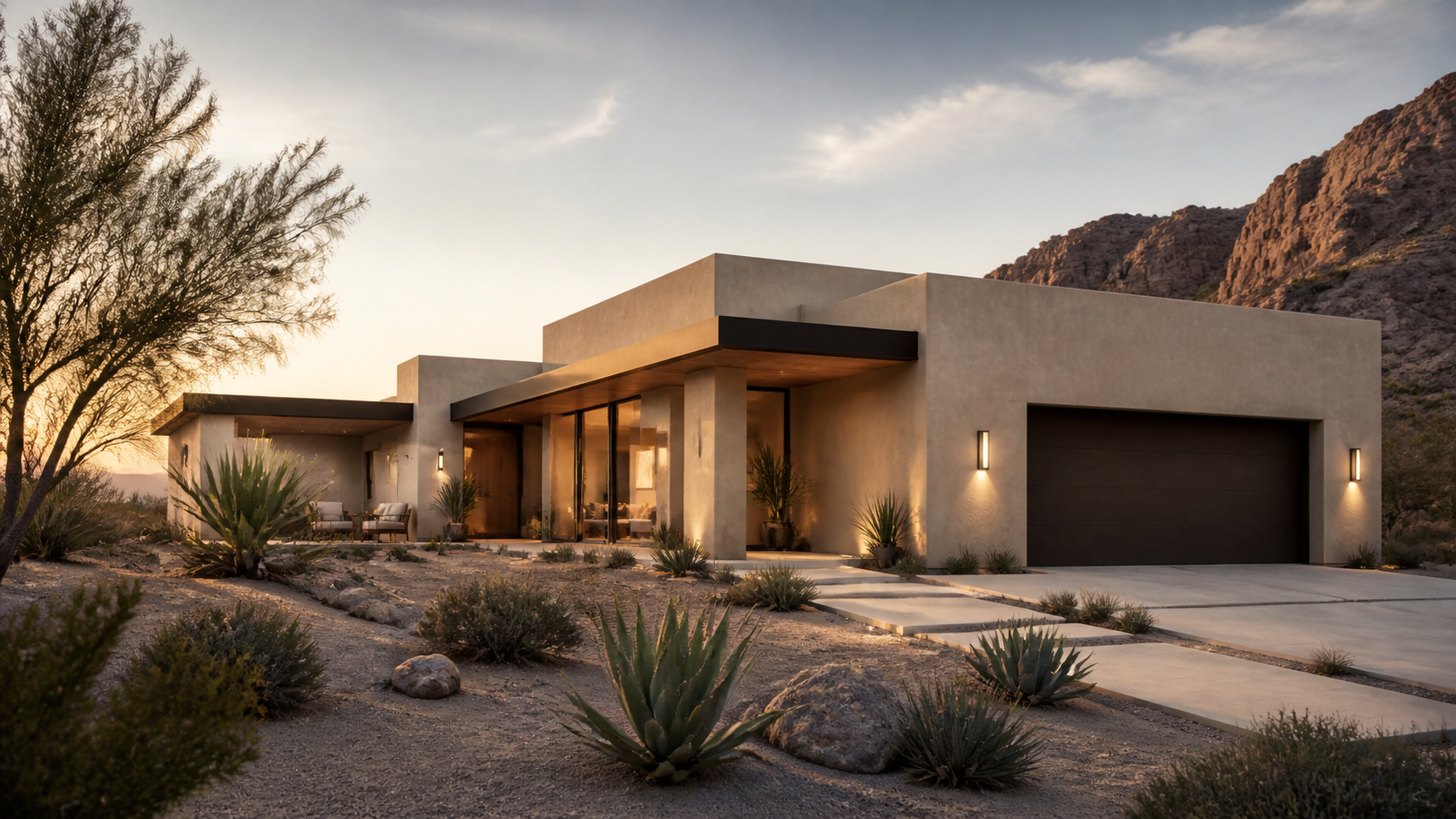 Best AI Desert Modern Home Exteriors Generator: Create Stunning Desert Modern Home Exteriors in Seconds example 3