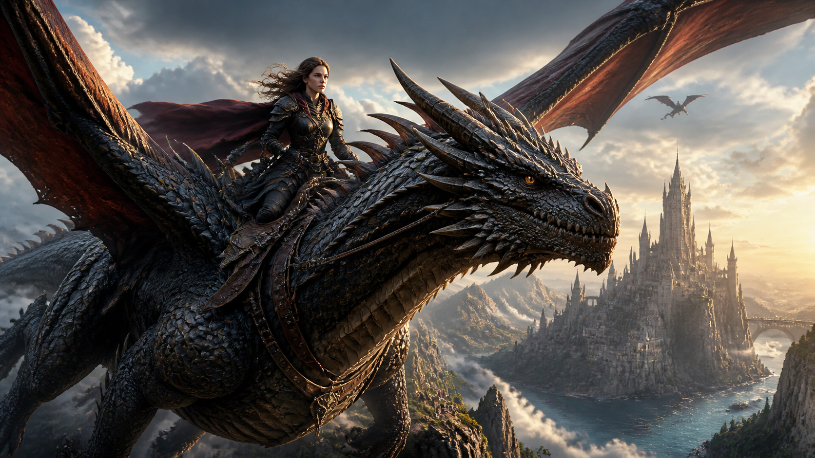 Best AI Dragon Rider Fantasy Art Generator: Create Stunning Dragon Rider Fantasy Art in Seconds example 1