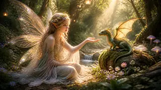 Best AI Enchanted Forest Fairy Scenes Generator: Create Stunning Enchanted Forest Fairy Scenes in Seconds example 1