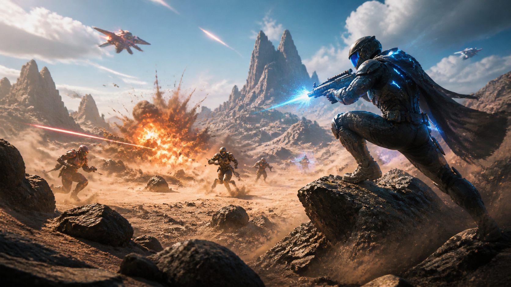 Best AI High Energy Gaming Battlefields Generator: Create Stunning High Energy Gaming Battlefields in Seconds example 2