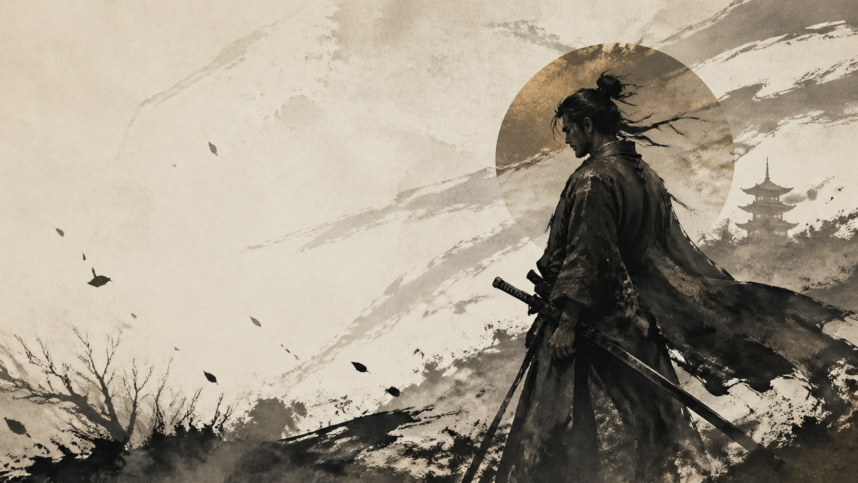 Best AI Ink Wash Samurai Art Generator: Create Stunning Ink Wash Samurai Art in Seconds example 3