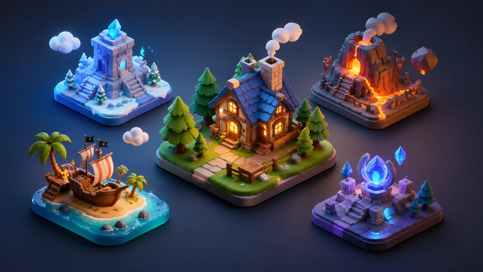 isometric game asset AI image example 3