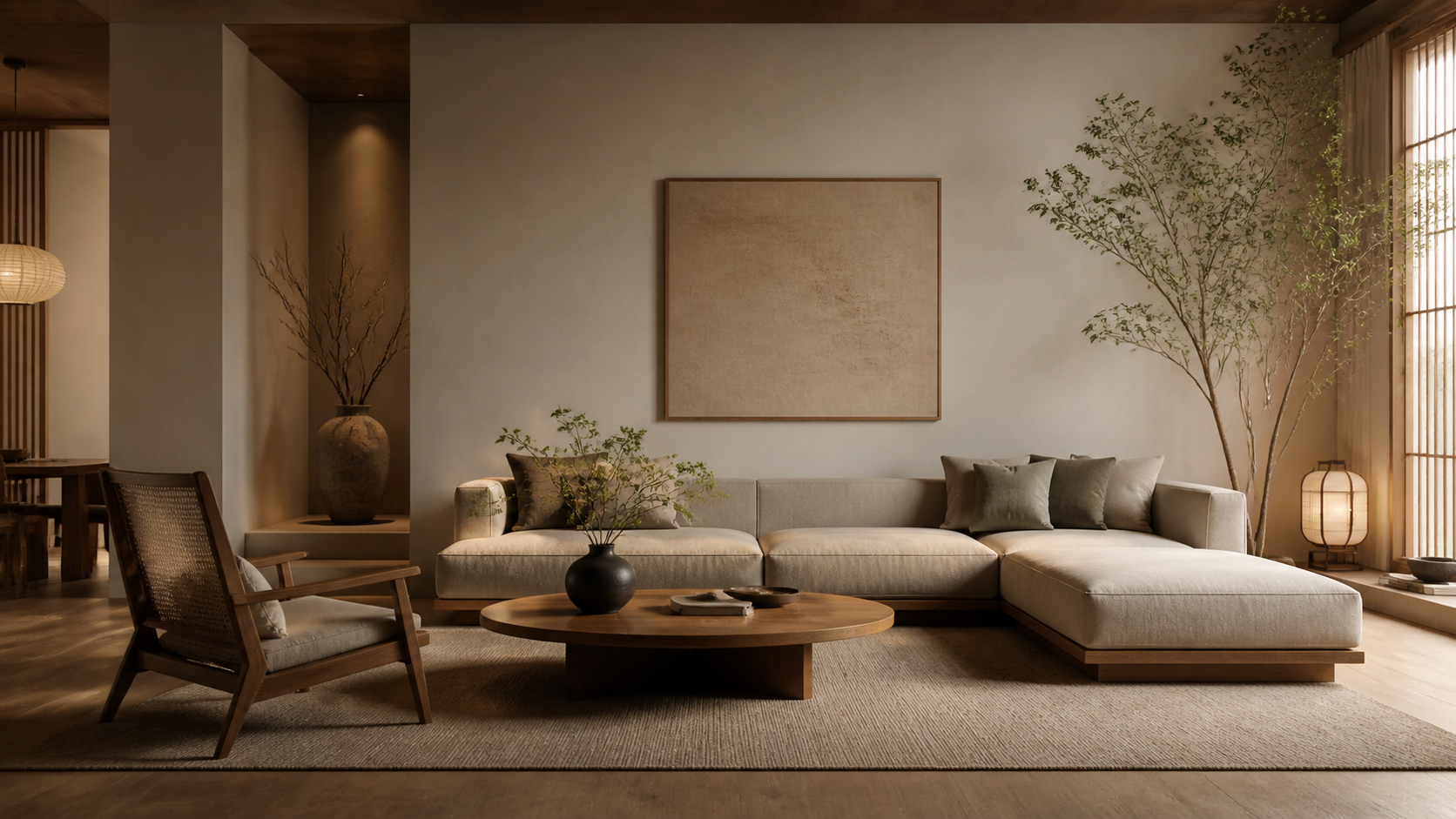 Best AI Japandi Serene Living Rooms Generator: Create Stunning Japandi Serene Living Rooms in Seconds example 3
