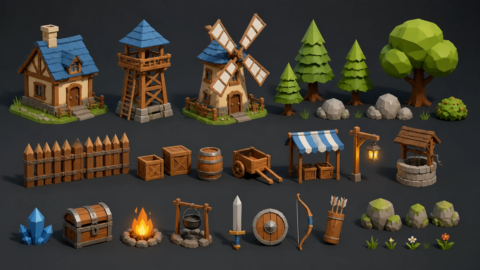 Best AI Low Poly Game Asset Generator preview