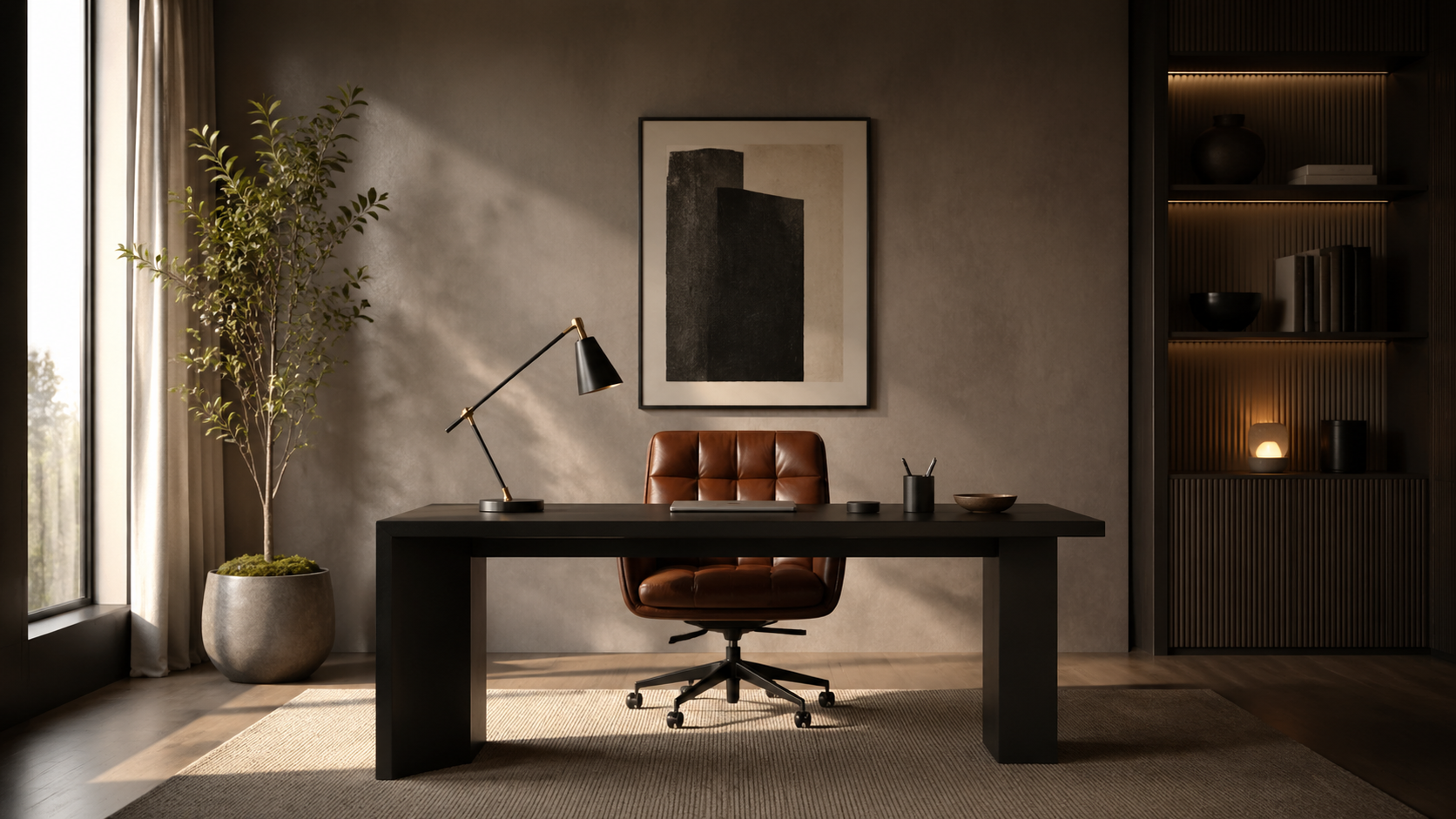 Best AI Minimalist Home Office Setups Generator: Create Stunning Minimalist Home Office Setups in Seconds example 2