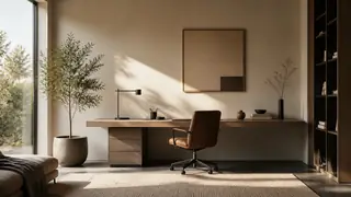 Best AI Minimalist Home Office Setups Generator: Create Stunning Minimalist Home Office Setups in Seconds example 3