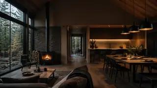 Best AI Modern Cabin Interior Ideas Generator: Create Stunning Modern Cabin Interior Ideas in Seconds example 3