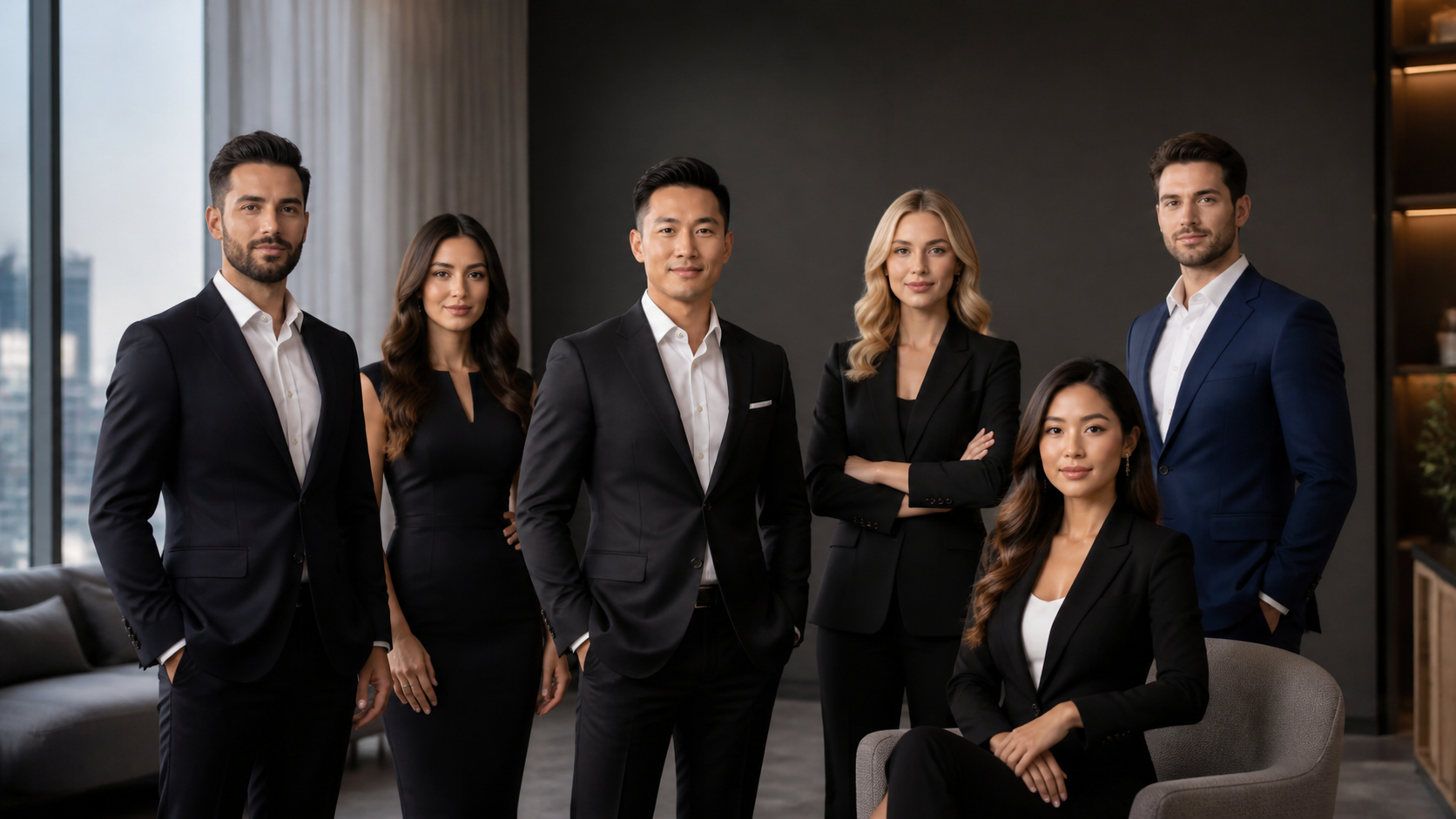 Best AI Modern Real Estate Team Group Photos Generator: Create Stunning Modern Real Estate Team Group Photos in Seconds visual example 3