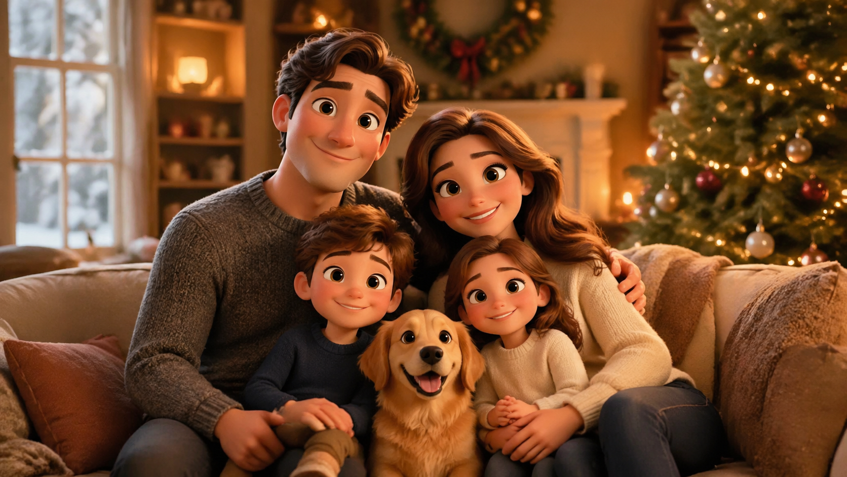 Best AI Pixar Style Family Holiday Photos Generator: Create Stunning Pixar Style Family Holiday Photos in Seconds visual example 3