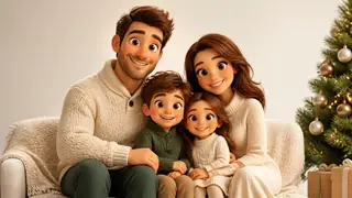 Best AI Pixar Style Family Holiday Photos Generator: Create Stunning Pixar Style Family Holiday Photos in Seconds visual example 2