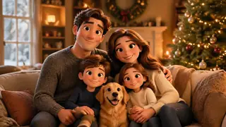 Best AI Pixar Style Family Holiday Photos Generator: Create Stunning Pixar Style Family Holiday Photos in Seconds visual example 3